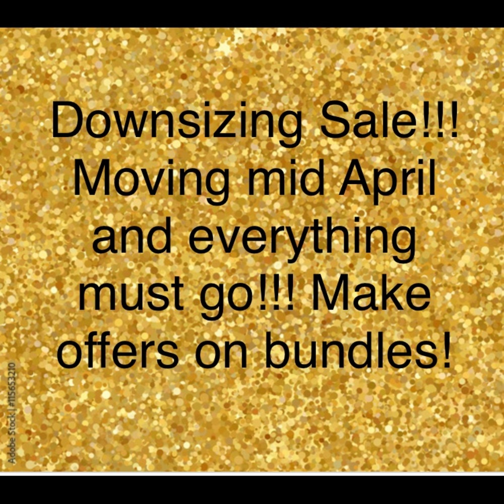 Big sale! More items to come!! Make offers and bundles!! Will ship fast!!